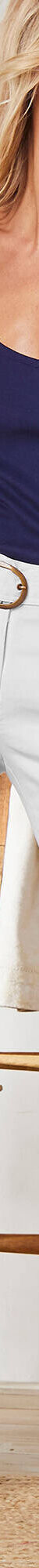 Pantalon droit, Spécial Petites (blanc) Pantalon droit, Spécial Petites (blanc)